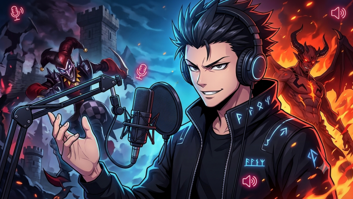 oyun ve anime karakterleri için epik dublaj yapabilirim