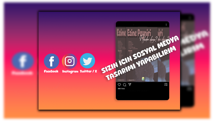 sosyal medya hesabınıza tasarım yapabilirim