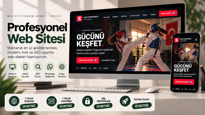 anahtar teslim web sitenizi yapabilirim