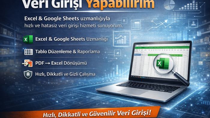 satış odaklı verilerin girişini yapabilirim