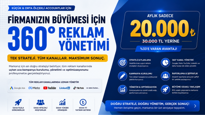 firmanız için reklam yönetimi yapabilirim