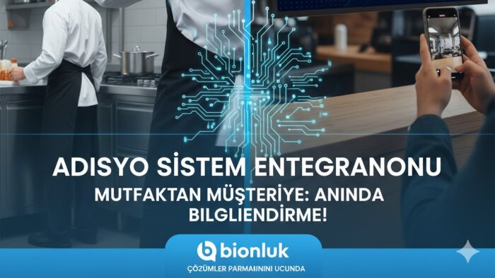 adisyo sipariş verileriyle müşteri ekranı oluştururum