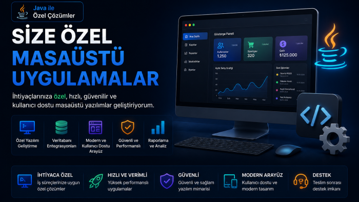 modern masaüstü uygulamaları geliştiririm