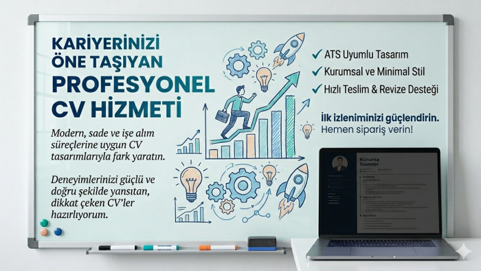 kariyerinizi öne taşıyacak cv’leri hazırlarım