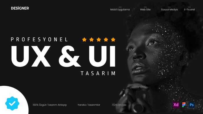 uı & ux mobil app ve web site tasarımlarınızı yapabilirim