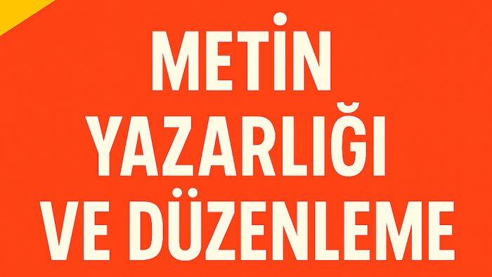 metinlerinizi düzenleyebilirim
