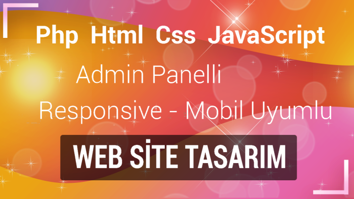 responsive, özel web sitesi kodlama ve tasarımı yaparım