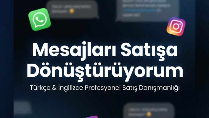 müşterilerinizin mesajlarına cevap verip satışa çevirebilirm