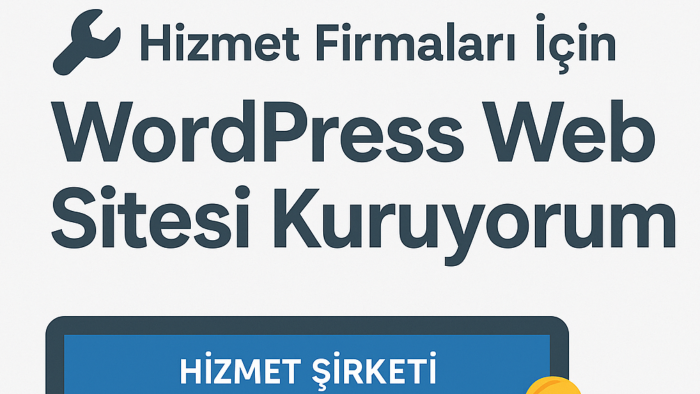 hizmet sektörlerine uygun web sitesi kurarım