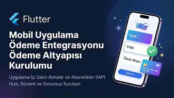 Flutter uygulamanıza abonelik altyapısı kurabilirim