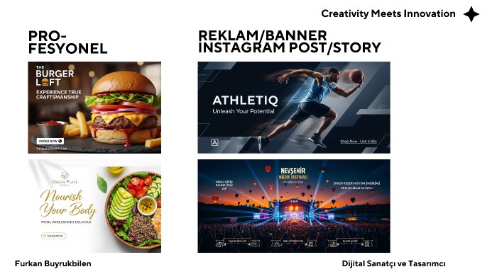 markanız için banner ve reklam tasarımları hazırlıyorum