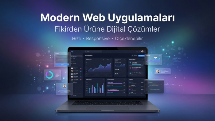 modern web uygulamaları geliştiririm
