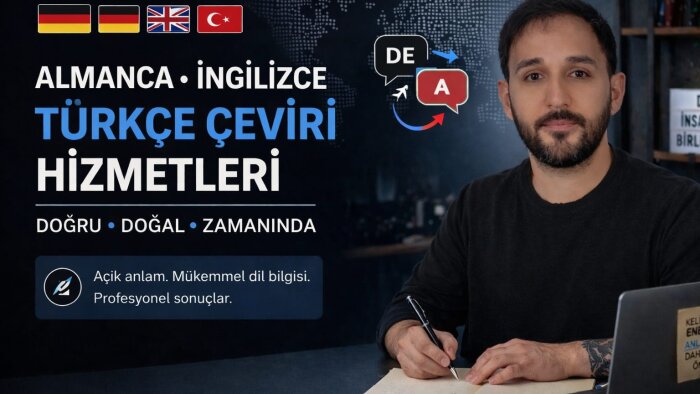 metinlerinizi kusursuz şekilde çeviririm