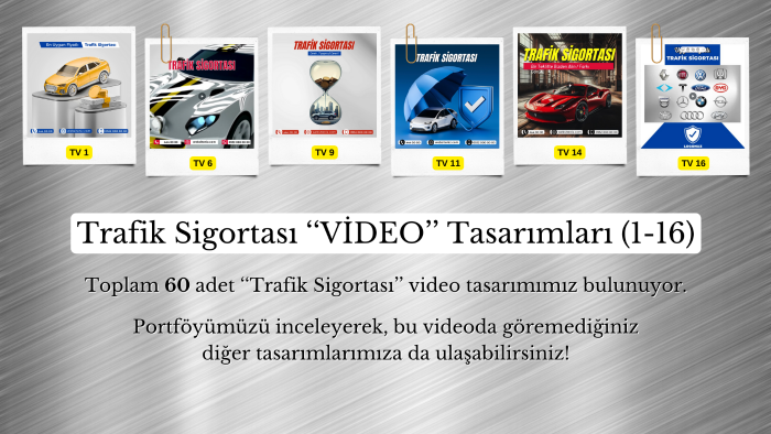 dikkat çekici trafik sigortası videoları yapabilirim