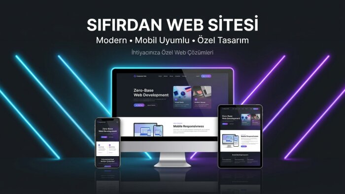 sıfırdan modern ve responsive web sitesi yapabilirim
