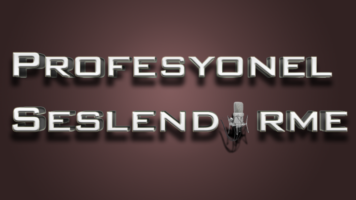 profesyonel İngilizce ve Türkçe seslendirme yaparım