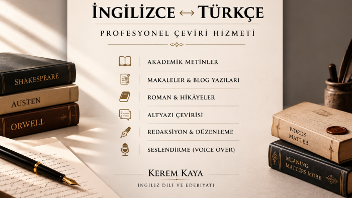 sizin için çeviri yaparım