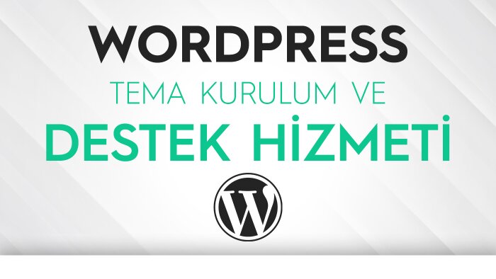 wordpress tema kurulum ve destek hizmeti sağlıyorum