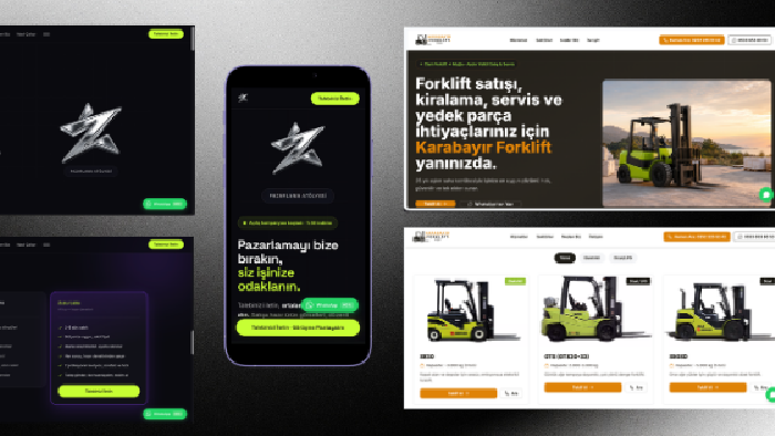 markanıza özel modern web sitesi tasarlarım