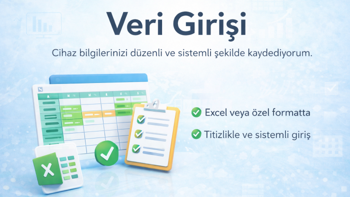 ürün ve veri girişlerinizi hızlı ve hatasız yapabilirim