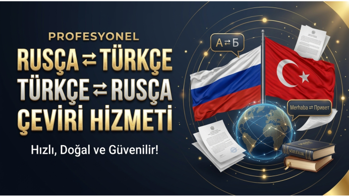 Rusça - Türkçe, Türkçe - Rusça hızlı çeviri yaparım