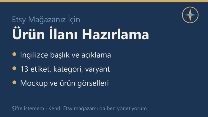 etsy ürün ilanlarınızı istediğiniz dilde hazırlarım