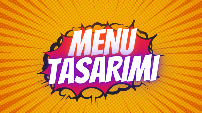 işletmeniz için menü tasarlarım