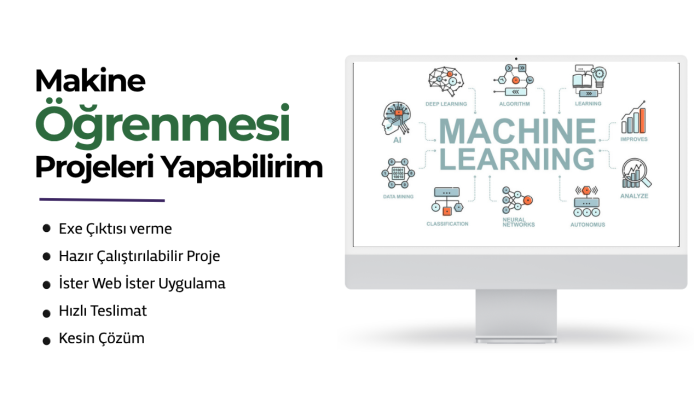 yapay zeka ve makine öğrenmesi projeleri yaparım