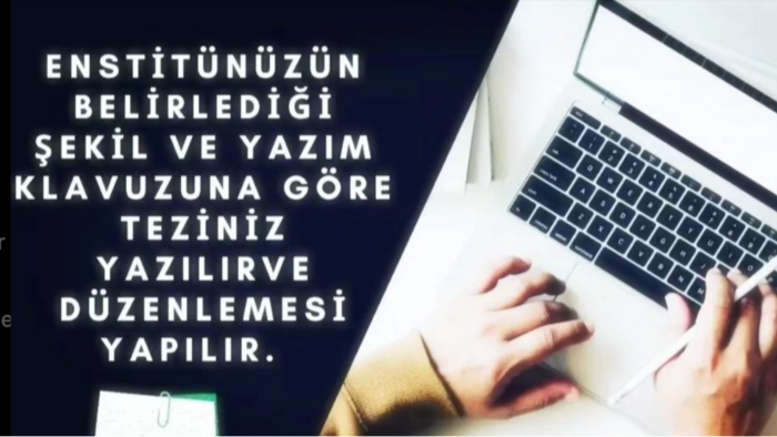 çalışmanızı yazım kılavuzuna uygun hale getirebilirim