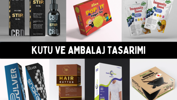 yüksek kalitede kutu, ambalaj ve fiziksel ürün tasarlarım