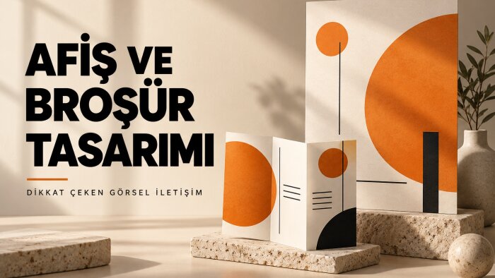 dikkat çeken afiş ve broşür tasarımınızı hazırlayayım