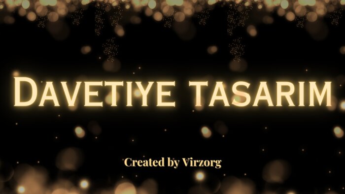 davetiye tasarlarım