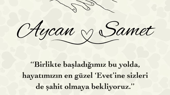 özel gününüzde kalbinizden geçen davetiyeyi hazırlıyorum