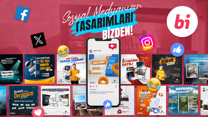 sosyal medyanızı tasarlarım