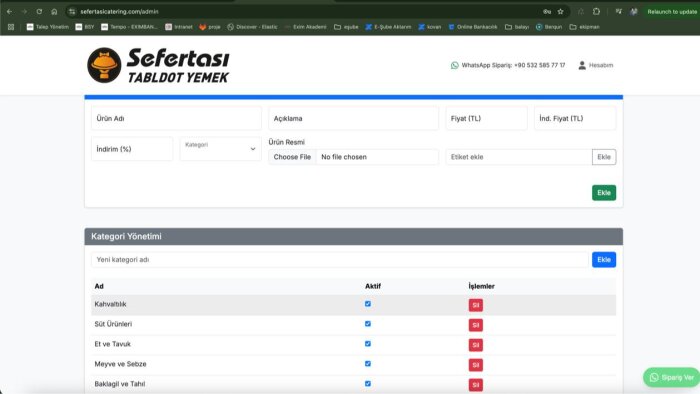 sizin için profesyonel web sitesi hazırlayabilirim