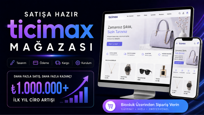 satış odaklı ve premium ticimax e-ticaret sitesi kuruyorum