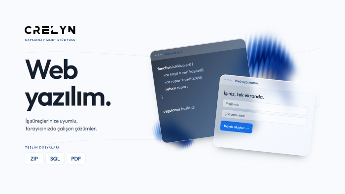 web sitesi geliştiriyorum
