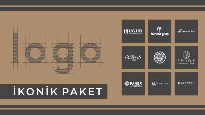 markan için eşsiz ve ikonik bir logo üretirim