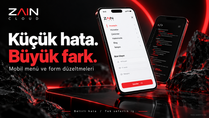 sitenizdeki mobil menü ve form hatalarını düzeltebilirim