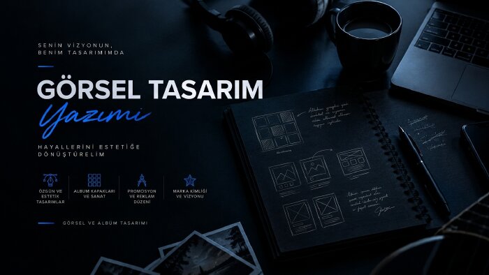 size albüm, şarkı, şiir, profil fotoğrafı tasarlarım
