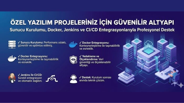 özel yazılımınızın server kurulumunu yaparım