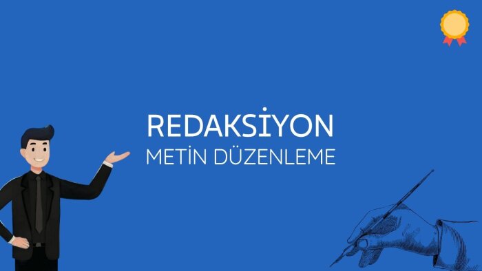 metinlerinizi redakte edebilirim
