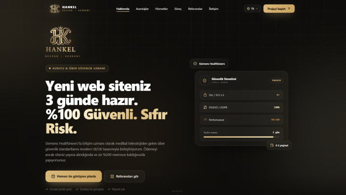 işletmeniz için güvenli ve mobil uyumlu web sitesi yaparım