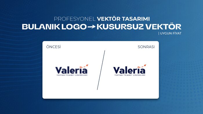 logonuzu vektörel hale getirebilirim