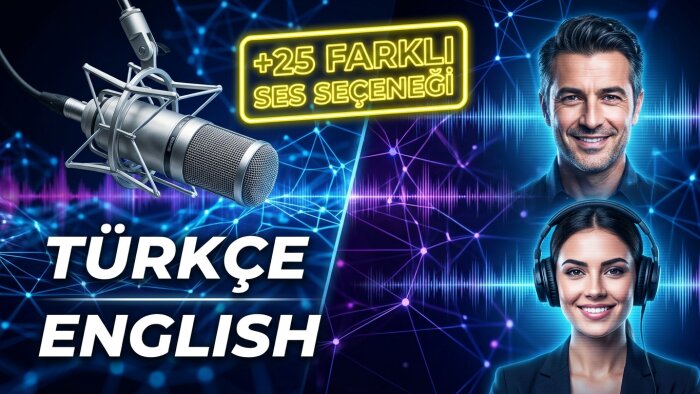 metinlerinizi gerçekçi yapay zeka sesleriyle seslendiririm