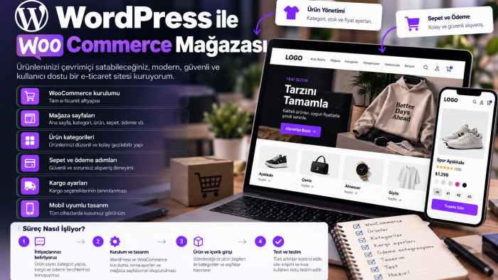 WooCommerce ile online mağaza kurarım