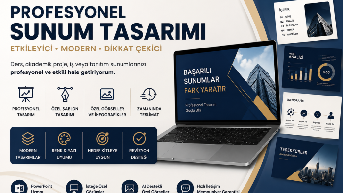 profesyonel sunum hazırlarım