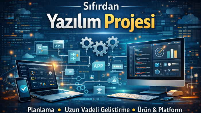 sıfırdan yazılım projesi yapıyorum