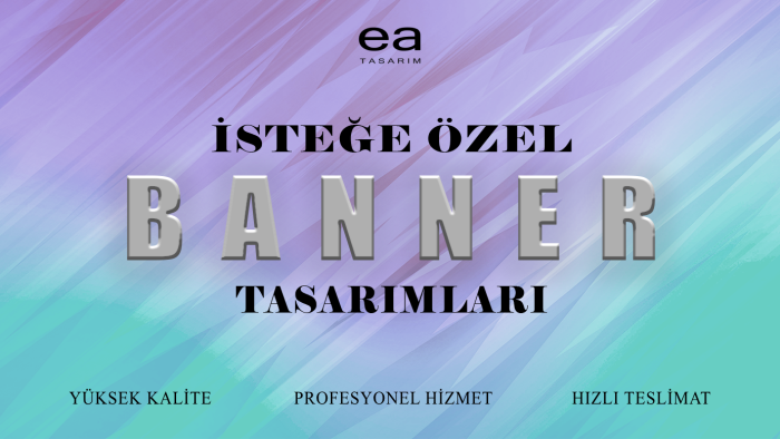 sizin için banner tasarımı yapıyorum