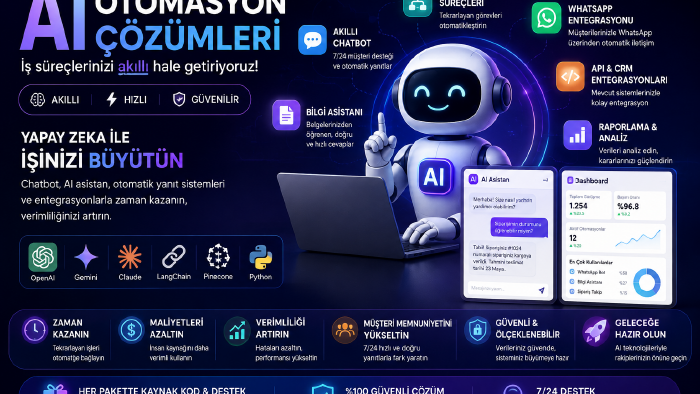 yapay zeka otomasyonu yaparım